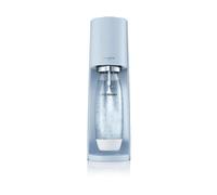 SodaStream TERRA - Macchina per acqua frizzante bestseller, confezione da 1 bottiglia 1 l + 1 ricarica di gas 60 l a clip | blu