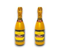 Bottiglia Sparacoriandoli Oro in Plastica - Effetto Champagne - Coriandoli Dorati - Ideale per Feste, Compleanni, Capodanno e Matrimoni - Disponibile Singola o in Confezioni da 2 o 6 Pezzi (6)