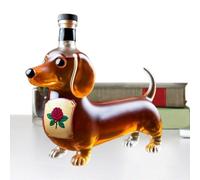 Bottiglia spirituale - bottiglia di liquore vuoto a forma di cane, soluzione di conservazione pratica | Resistenza termica, oggetto di raccolta per bar ristorante marito padre