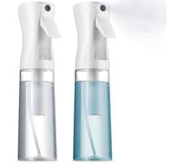 Bottiglia spray continua da 2 pacchi per capelli - Spruzzatore a nebbia ultra fine da 10 once | BOCK ACQUA ACQUA PER BOCCHE SPRING MISTER PACCIA | Bottiglie a spruzzo per capelli per acconciatura,
