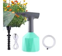 Bottiglia spray da giardino per piante Mister 1L Annaffiatoio automatico ricaricabile portatile elettrico annaffiatoio automatico per piante con tubo dell'acqua da 2,5 m Annaffiatoio per piante