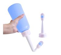 Bottiglia spray da viaggio per bidet - 115 g TPE portatile Douche, dispositivo di pulizia WC resistente al calore, bottiglia leggera unisex 17 x 7 cm, spray delicato regolabile, comoda soluzione per