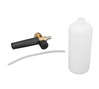 Bottiglia spray per schiuma per autolavaggio schiuma con ugello regolabile multifunzione da 1 litro con connettore rapido G1/4 Costruzione in rame per lavaggio auto all'aperto