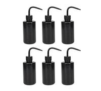 Bottiglia Spray per Tatuaggi 250 ml, 6 pezzi, sicura e resistente, in plastica morbida con beccuccio preciso, ideale per lavaggio e pulizia durante il tatuaggio ()