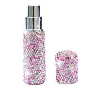 Bottiglia spray portatile vuota con strass, profumo cosmetico, olio essenziale, profumi, profumo da viaggio, ricaricabile, atomizzatore da viaggio