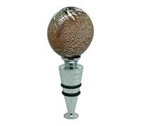 Bottiglia Tappo Murano Vetro Viola Argento Vino Prosecco Venezia Scatola Regalo