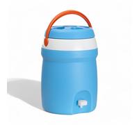 Bottiglia termica 10 litri con rubinetto isolamento poliuretano mantiene calore freddo 7 ore ideale campeggio trasporto facile