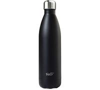 BOTTIGLIA TERMICA 750ml Monocolore NERO ACCIAIO INOX