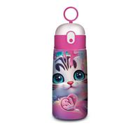 Bottiglia termica Borraccia Animali Sj Gang girl - Seven - Copertina Animali Girl: Gatto