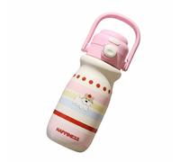 Bottiglia termica cartoon, acciaio inox, portatile, doppia bevanda, per bambini