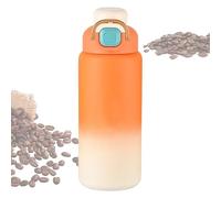 Bottiglia termica di acqua, 650 ml, grande portatile, con cannuccia, impermeabile, per escursionismo, per uomini, donne, bambini, ragazze, scuola, palestra, caffè, sport e viaggi all'aria aperta