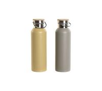 Home Esprit Bottiglia Térmica Home Esprit Beige Grigio 500 Ml (2 Unità) S_0301_S