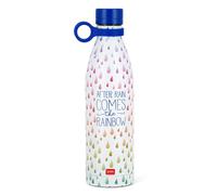 Legami - Bottiglia Termica, 800 ml, Borraccia leggera e resistente, Chiusura ermetica,12 Ore Bevande calde 24 Ore fredde, ecologica, Manico in Silicone rimovibile, in Acciaio inox, senza BPA