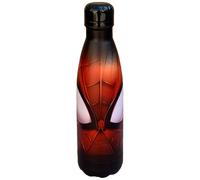 BOTTIGLIA TERMICA IN ACCIAIO INOX SPIDERMAN MARVEL TAPPO SVITABILE 500 ML NERO