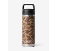 YETI Rambler Bottle Chug, Vacuum Insulated Stainless Steel Bottle with Chug Cap, Wetlands Camo, 18 oz (532 ml)