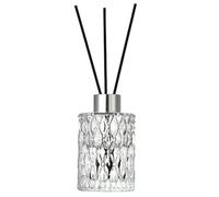 Bottiglia Vuota di Diffusore in Vetro Trasparente 150ml - Ricaricabile per Aromaterapia, Fragranza, Oli Essenziali - Vaso Contenitore per Diffusore, Artigianato e Decorazione