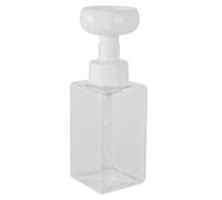Bottiglia vuota in schiuma a forma di , 450 ml, dispenser di sapone liquido in schiuma vuota, dispenser di sapone liquido per le mani, bottiglia sostenibile per bagno, cucina e bottiglie vuote