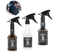 Bottiglia vuota spruzzatore acqua, 3Pack 650ml Bottiglia multifunzionale spray foschia ricaricabile per strumento parrucchiere Barbiere capelli(3 colori)