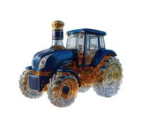Bottiglia Whiskey Trattore - 750 ml Decanter | Contenitore Alcool - Bottiglia Forma Trattore Per Tequila Brandy Vodka Bar Casa Ufficio Regalo Decorativo