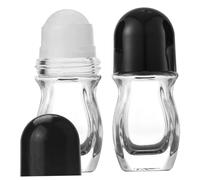 Bottiglie a rulli, 2 pc Contenitore a sfere a rulli 30 ml/1 once di bottiglie di rollball vuote a prova di rollball a perdita di perdite a prova di perdite per oli essenziali.