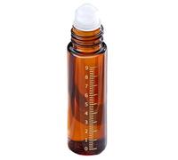 Bottiglie a rullo per olio essenziale Bottiglie contagocce da 10 ml Bottiglie a rullo in vetro ambrato con tappi per bottiglie di vetro