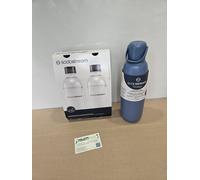 BOTTIGLIE CLASSIC PER GASATORE SODASTREAM UNIVERSALI N. 2 BOTTIGLIE + BORRACCIA