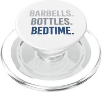 Bottiglie con bilancieri per andare a dormire, divertente papà palestra e fitness PopSockets PopGrip per MagSafe