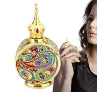 Bottiglie Da Decantazione Per Profumo - Arabo Mediorientale | Bottiglie Di Profumo In Stile Dubai (vuote Da 10 Ml) | Bottiglia Decanter Vintage Per Oli Essenziali E Fragranze | Squisito Modello Intagl