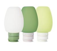 Bottiglie Da Viaggio - 3 Pezzi Ricaricabili, Bottiglie Da Viaggio Per Balsamo Tubi Da Toilette In Silicone Piccoli Contenitori Per Lozioni Acqua Liquida Donne Uomini Viaggiare Spiaggia Approvato A