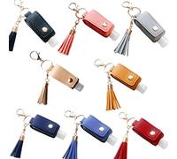 Bottiglie da viaggio Keetchain Riutilizzabile Contenitori a perdite vuote 30 ml per shampoo igienicole per le mani 8pcs, bottiglie da viaggio