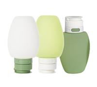 Bottiglie da viaggio riutilizzabili - Contenitore liquido per cibo per cani, 3 pezzi, conduttore per shampoo portatile, set di bottiglie d'acqua, soluzione da viaggio compatta per viaggi zaino in