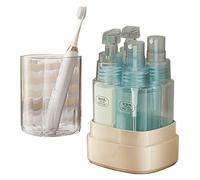 Bottiglie da viaggio vuote, piccoli contenitori per cosmetici | Contenitore per articoli da toeletta portatile da viaggio da 35 ml,Bottiglie vuote da viaggio trasparenti comprimibili per