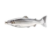 Bottiglie da Whiskey | 150 Ml Flacone Per Whisky A Forma Di Pesce,Bottiglia da Bere in Acciaio Inossidabile con Tappo | Per Uso in Tasca Campeggio Viaggio Picnic Escursionismo e Festa all'Aperto