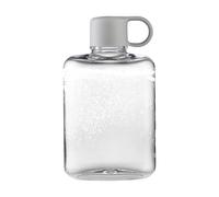 Bottiglie d'acqua flat da viaggio - 360 ml Slim Square Tritan Water Bottiglia | Compatta e deliziosa bottiglia da viaggio riutilizzabile, bottiglia d'acqua portatile per escursioni, campeggio, sport e