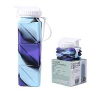 Bottiglie d'acqua in Silicone 20.9oz Pieghevole Tazza Leggera Durabile Bottiglia Pieghevole Bottiglia di Acqua Antiperdite con Coperchio di Paglia per Sport Palestra Escursionismo di Guida 620ML