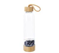 Bottiglie Di Acqua Di Cristallo Curative Riutilizzabile Bottiglia Quarzo Naturale D'Acqua Quarzo Bacchetta Point Reiki Healing Energy Elisir Di Cristallo Borraccia Sportiva Coppa Di Pietra Di Ghiaia
