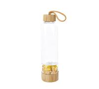 Bottiglie Di Acqua Di Cristallo Curative Riutilizzabile Bottiglia Quarzo Naturale D'Acqua Quarzo Bacchetta Point Reiki Healing Energy Elisir Di Cristallo Borraccia Sportiva Coppa Di Pietra Di Ghiaia