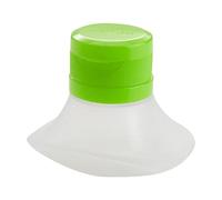 Bottiglie di compressione del condimento del silicone, bottiglia | Bottiglia trasparente per salsa con coperchio, piccole bottiglie per condimenti per insalata, bottiglie portatili da spremere