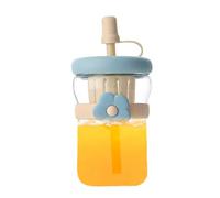 Bottiglie di con coperchi, bottiglia d'acqua in a bocca larga da 500 ml - riutilizzabile a prova di perdite | Per bevande calde e fredde succo di tè per donne uomini casa quantiino