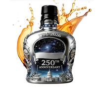 Bottiglie di da whisky con coperchio, 350 ml, per il 250° anniversario, decanter in per alcol, per feste, casa, bar, vetrine, ristoranti, hotel, club, ristoranti, hotel, club, sala da