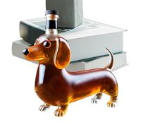 Bottiglie di liquore | Bottiglia di liquore in a forma di bassotto | Statua di animale da collezione contenitore decorativo per vino per sala da pranzo matrimonio bar inaugurazione della casa