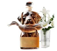 Bottiglie di liquore, decanter di Whisky Hound De, figura canina da collezione, centrotavola per Brandy, Vino e Bourbon, regalo per uomini e genitori