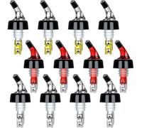 Bottiglie di liquore Versatori 12Packs - 1oz/30ml bottiglia rapida Shot beccuccio versatore bevande, vino versatori Cocktail Dispenser Home Bar Tools