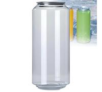 Bottiglie di plastica monouso con Tappi in Alluminio, Bicchieri in Pet a Prova di perdite per succhi e frullati, compatibili con sigillatrici Automatiche per lattine/Bicchieri, 355 ml