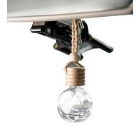 Bottiglie di profumo in vetro vuoto - bottiglia diffusore auto sospesa ciondolo aromaterapia riutilizzabile | Rassitore di eleganza all'aria distributore di olio essenziale per auto