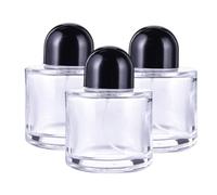 Bottiglie di profumo vuote da 3 pezzi, bottiglia di profumo riutilizzabile in vetro da 50 ml/1, 7 once con atomizzatore spray, contenitore per olio essenziale per viaggi e uscite | Bottiglie spray