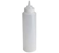 Bottiglie di salsa da spremere da 1 l, grandi, trasparenti, riutilizzabili, per ketchup, senape, chef, olio per barbecue