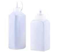 Bottiglie di salsa per condimenti da spremere in plastica da 2 pezzi per