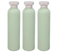 Bottiglie di shampoo da viaggio, 3 bottiglie vuote da spremere per shampoo da 260 ml/8, 8 once, ricaricabili con tappo a tenuta stagna per creme, lozioni, ricaricabili