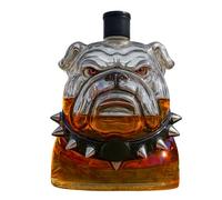 Bottiglie di vino Bull Dog, 300 ml, realistiche in stampato in 3D, decanter per liquori, bulldog, dispenser di alcol, decorazione per la casa da collezione, per mensole, tequila, vodka, bourbon